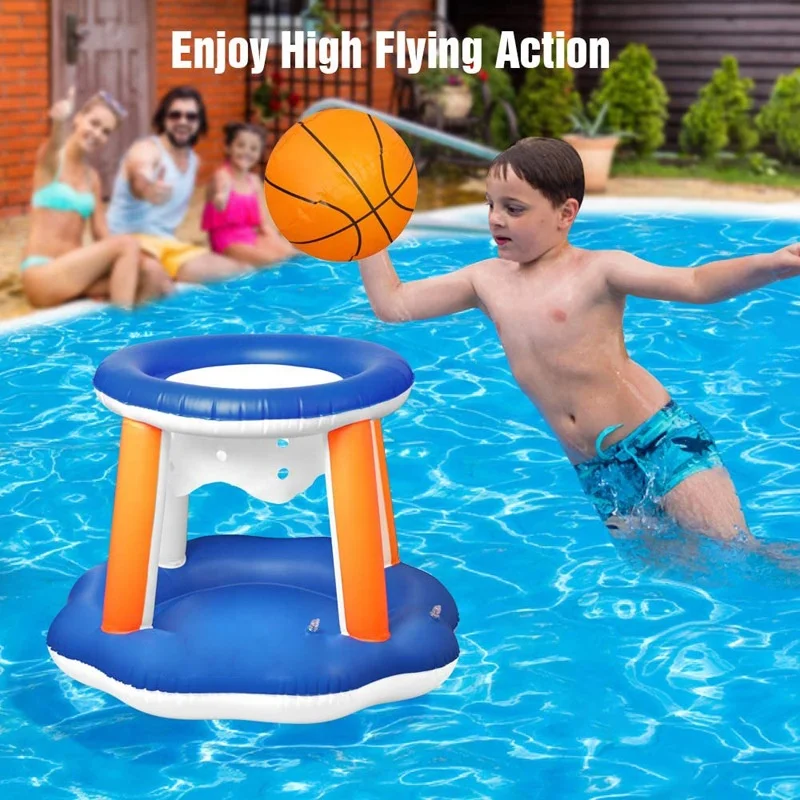 Inflatable Pool Games Pool Basketball Volleyball Games Inflatable Water Game Set for sale