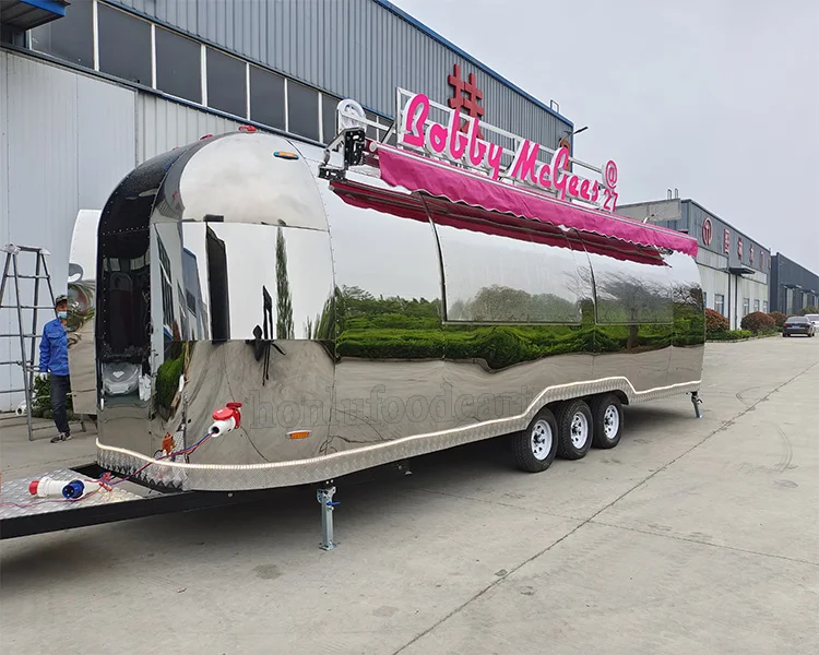 High Quality food trailer camper trailer tent events truck mobile food trailer with kitchen