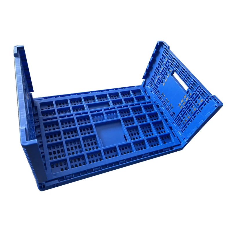 plastic folded small vented agriculture container tote banana crate plates plastic crates with dividers and lid bicolor crate