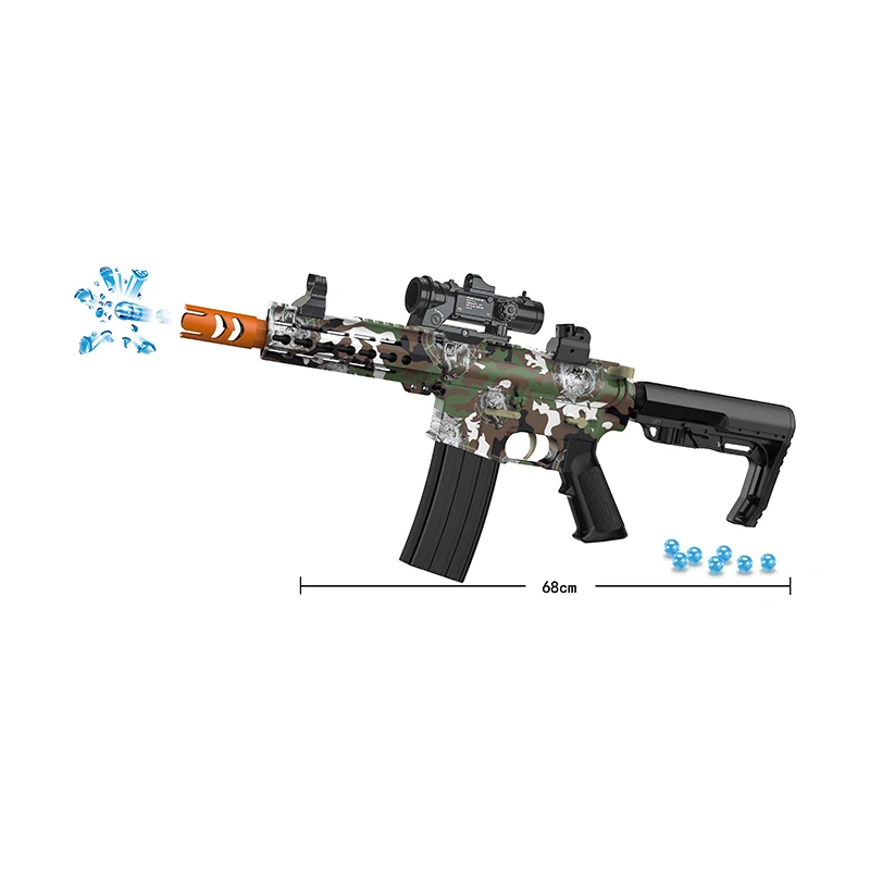 M416 M4A AK M416D New Toy Best Selling Electric Gel Gun Splatter Automatic Gel Jelly Ball Gun Splatter Orbeezs Gun Blaster