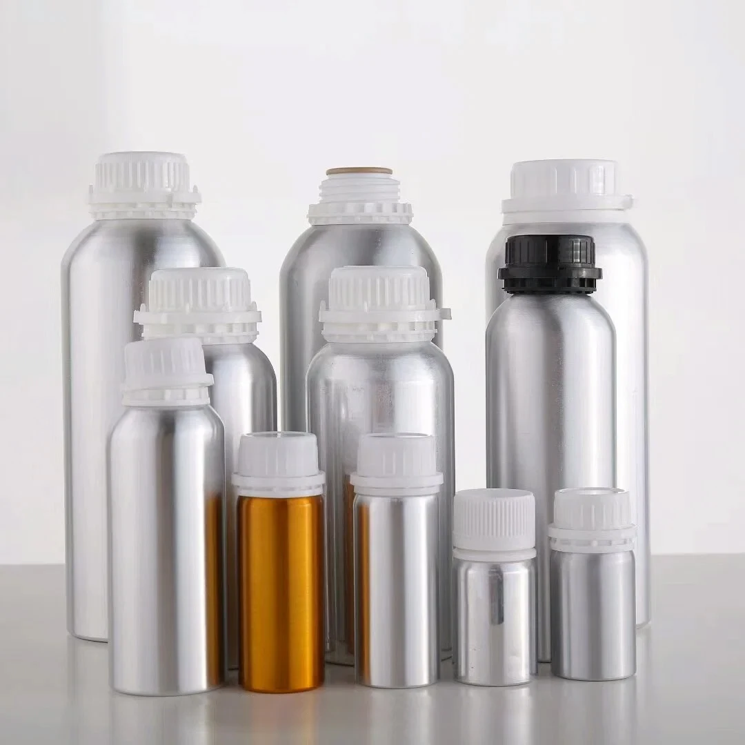 Wholesale High Quality Factory Direct Sales 500Ml Essential Oil Aluminum Cosmetic Skin Care Bottle