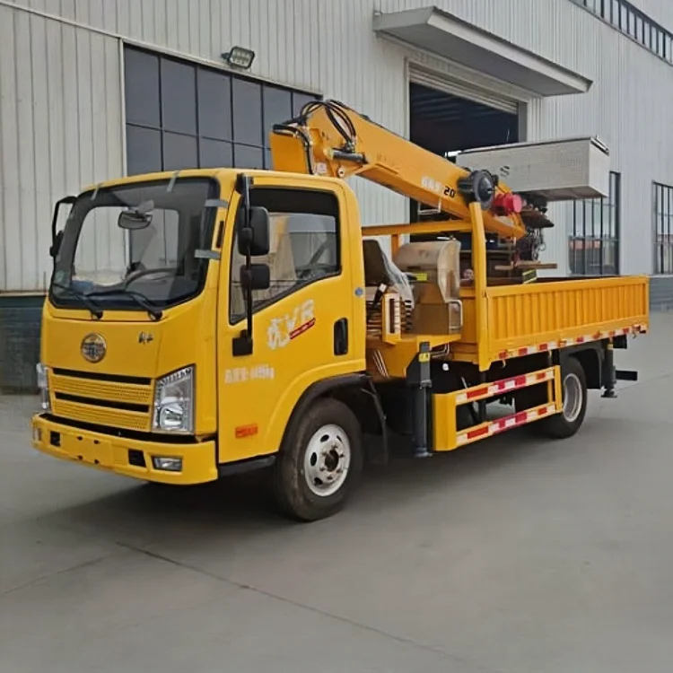 FWA cargo 6 straight arm aerial work truck 360-degree rotation wireless remote control operation high-altitude platform trucks