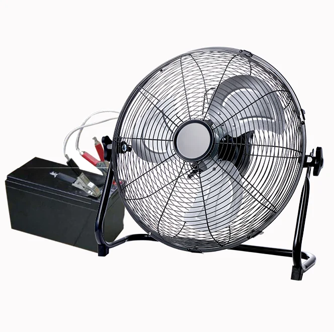 Zhongshan home appliance 20 inch STEP-LESS speed  copper motor high CFM high velocity 24v dc solar fan
