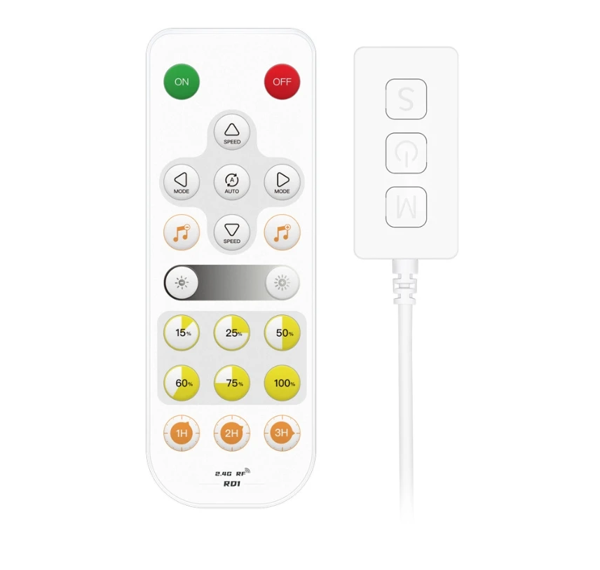 SP547E Dual Color Temperature WiFi Controller IoT Colorful Light Strip LED Controller Remote Control APP Speaker Control