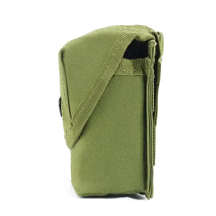 Nylon Smoke Dummy MOLLE Bag Magazine Tool Holder Tactical Double Frag Grenade Pouch