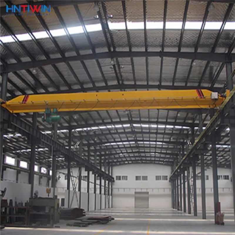 Top sale Single girder hoist traveling 10 tone swl overhead crane 10t 12m for sale
