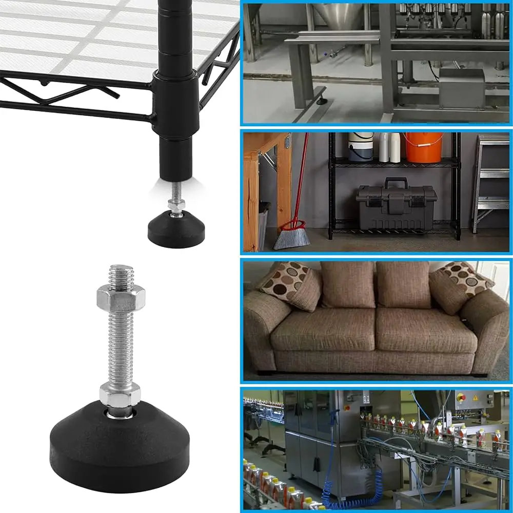 High Quality Stainless Steel 304 Adjustable Leveling Feet D25 Hardware Adjustable Leveler feet Glide Machine Leveling Feet
