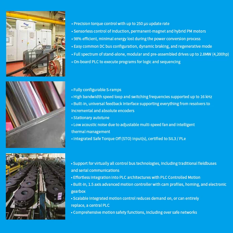 High Power 250kw 400V Three 3-Phase 50/60Hz Frequency Converter with The Brake Unit solar inverter VFD Variable Frequency Driver