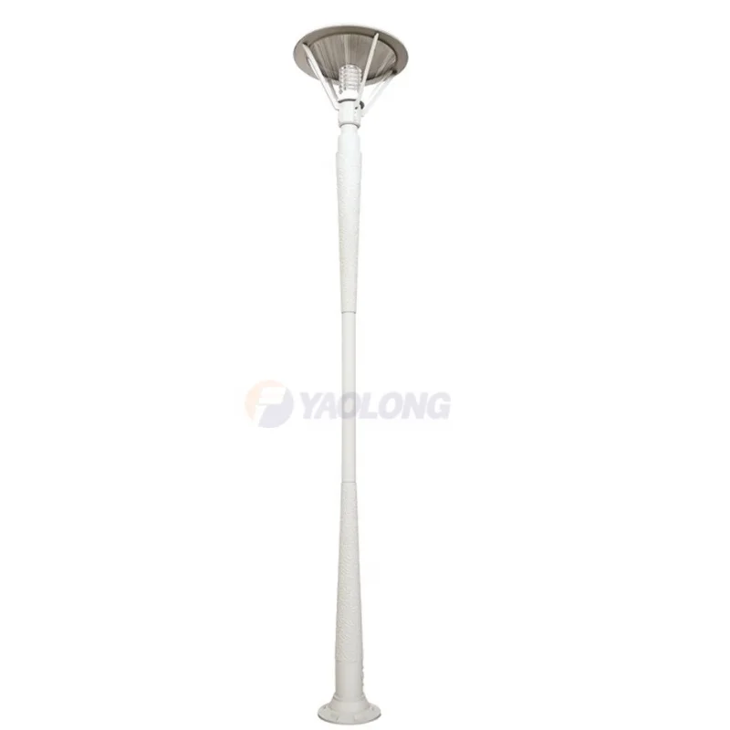 led pole lamp 9 meters solar street light post stainless steel lighting pole aluminum street light pole