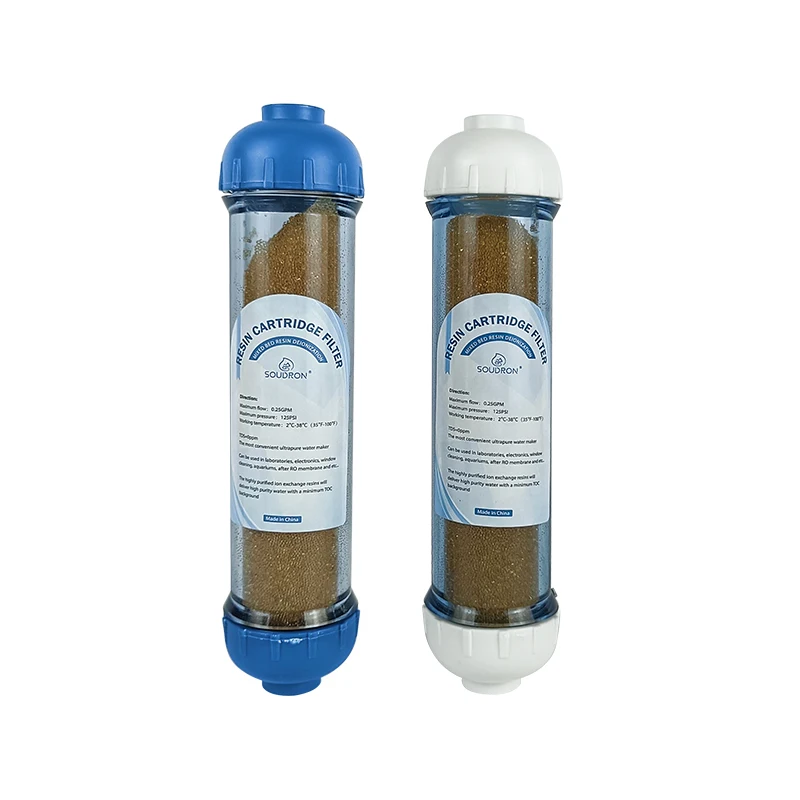 Deionized Water Filter Cartridge Ion Exchange Resin Filter Cartridge