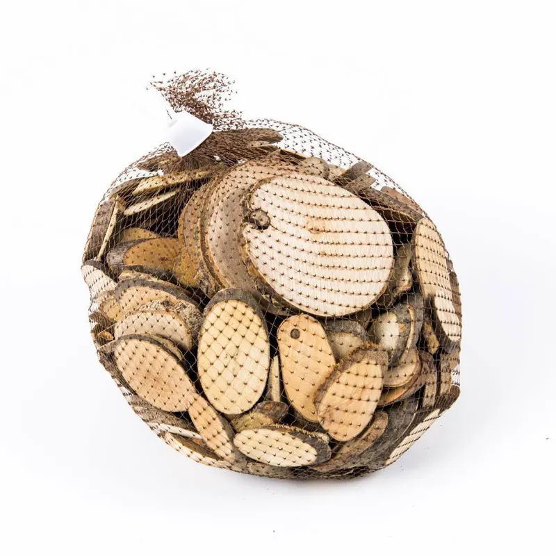 Creative Diy Toys Natural Materials Wood Chips Tree Branches Background Wood Crafts For Kids