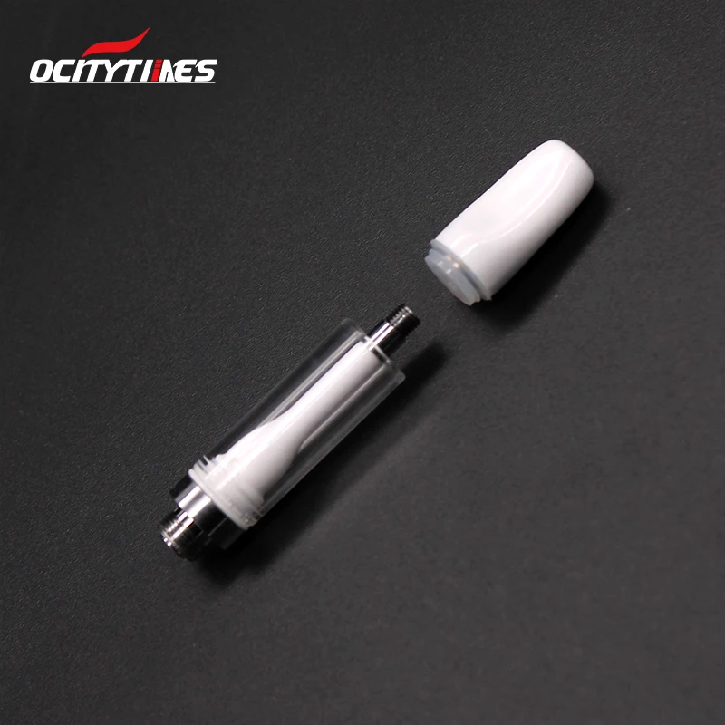 
Full ceramic body vape cartridge 0.8ml custom vape cartridge 
