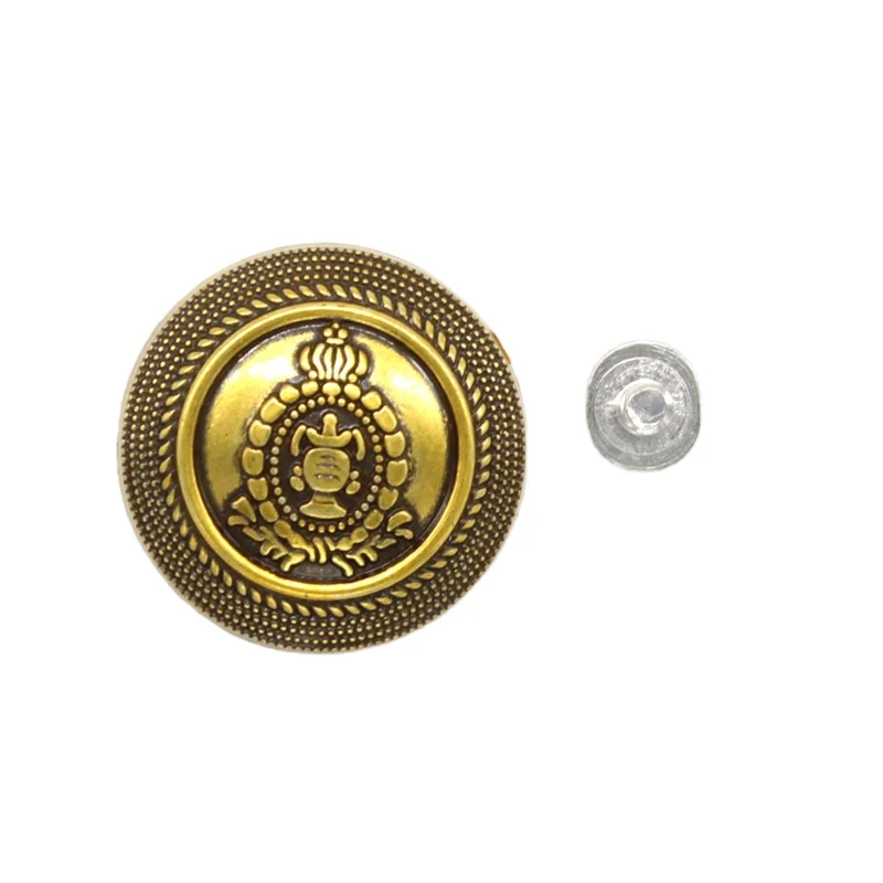 New Design Button Concho 29mm Antique Brass