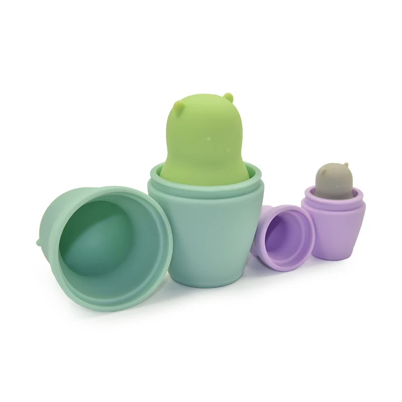 Hot selling Gift Crafts Cute Bear Nesting Doll new design Custom Shaped Russian Matryoshka Dolls Wholesale stackers