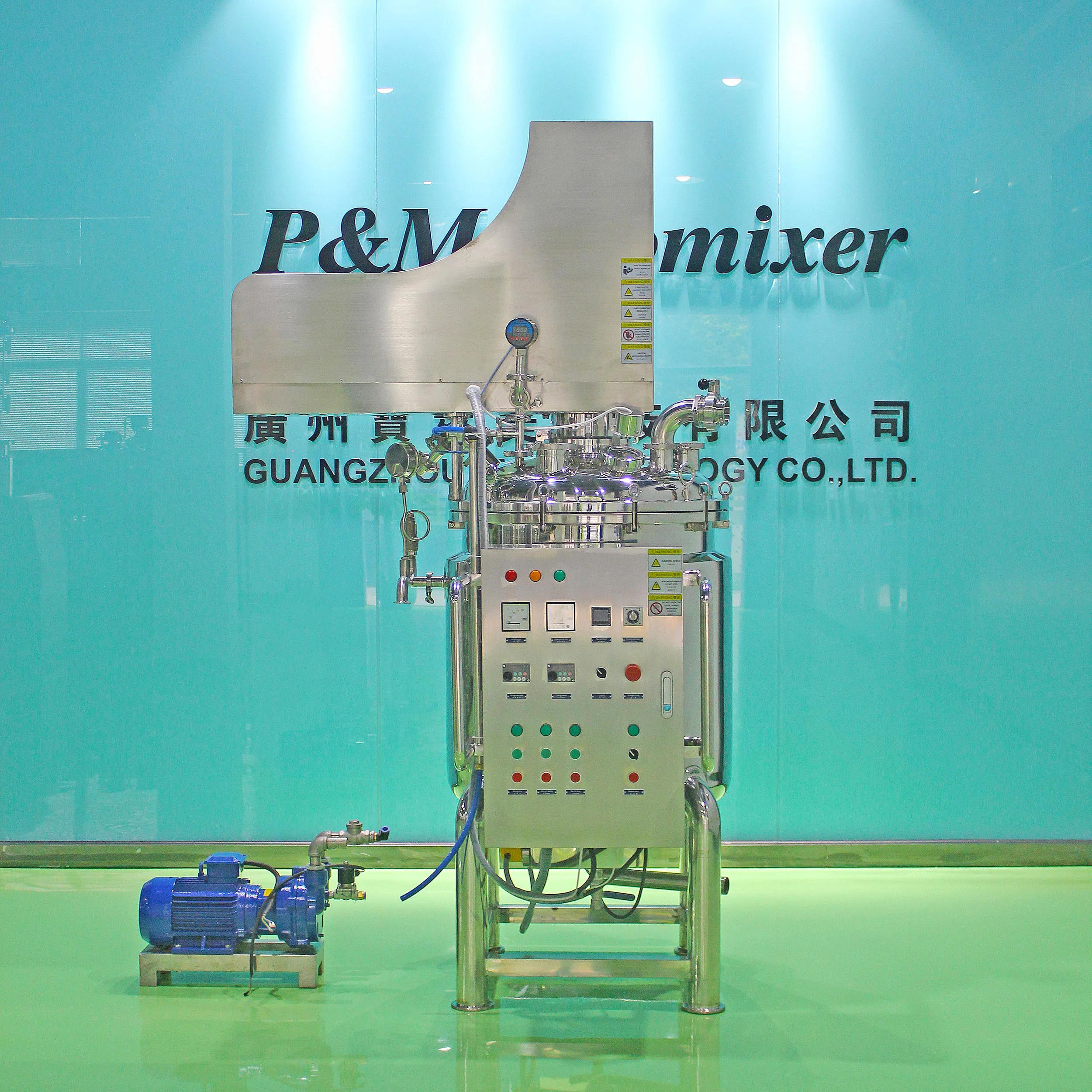 300L Factory direct selling fixed High speed shear dispersion emulsifying machine cosmetic mixer vacuum homogenizer emulsifier
