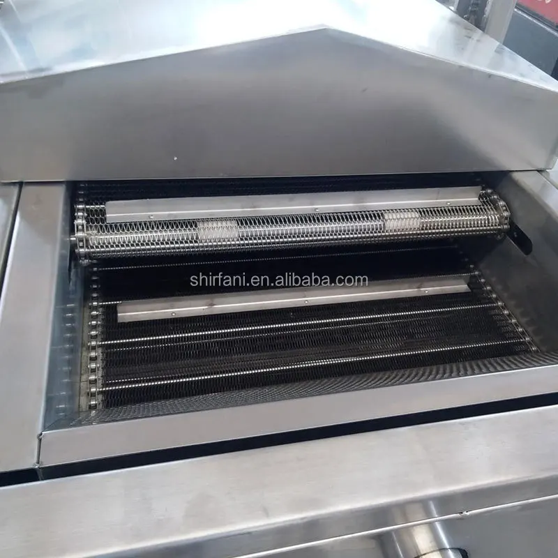 Automatic continuous pork rinds fryer/frying machine for pork skin/ continuous snack conveyor belt fryer machine for sale