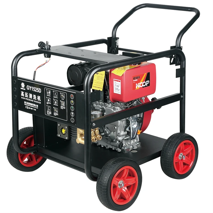 Low Price and MOQ Commercial Pressure Washer Diesel High Pressure Car Washing Cleaning Machine 3600psi 4000psi