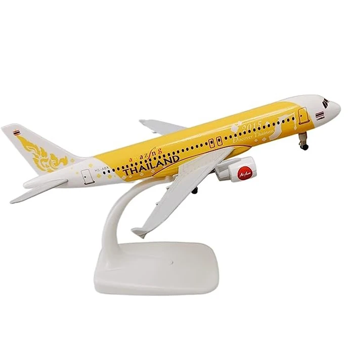 Масштабные модели самолетов 20 см для тайской воздушной авиакомпании Airbus 320 A320 модель самолета мини-самолет коллекционеров