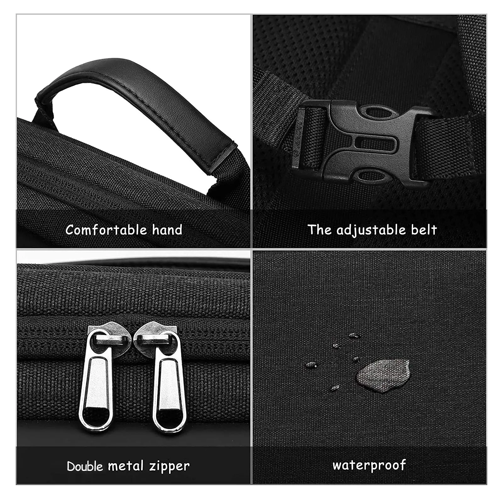 QQgift 2024 New OEM Custom Water Resistant DSLR SLR Mirrorless Photography Hard Shell Compartment Holder Camera Equipment Bag