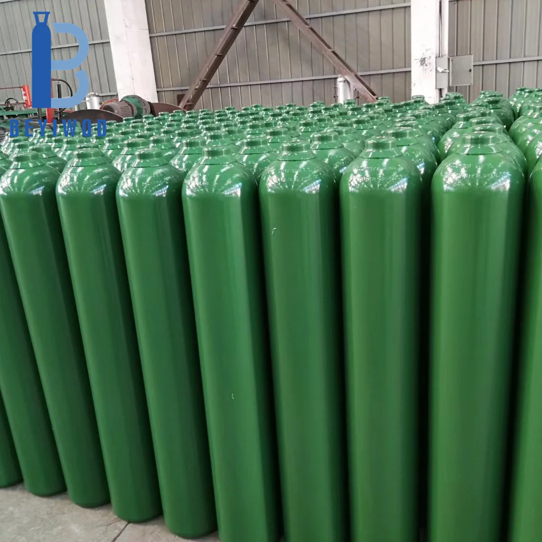 High quality steel gas cylinder  40L 50L 47L  10m3   6m3  150bar nitrogen gas cylinder for industrial gas