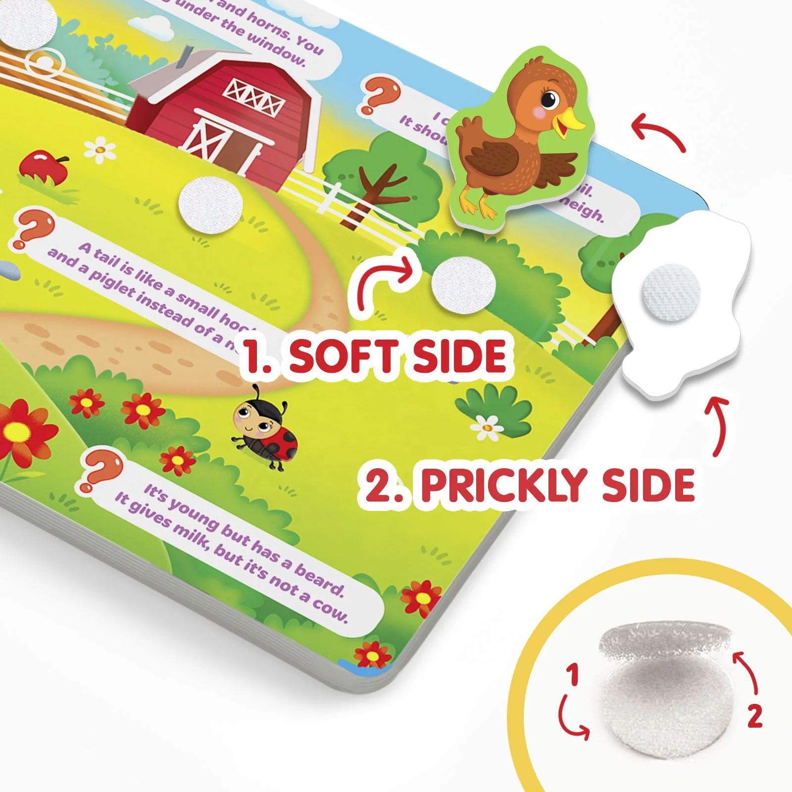 Top Selling Items On The Farm Sticky Playbook Animal World Book Activity Book For Kids Place The Animals