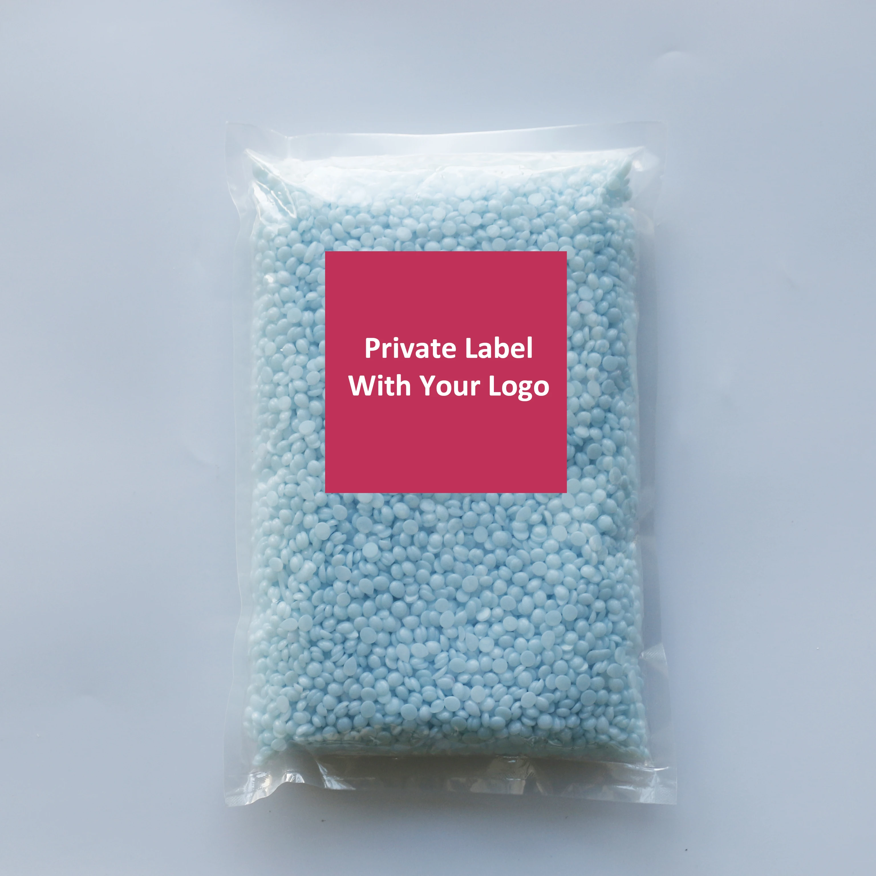 Chase Wax 1000g Shimmer Sparkle Blue Rosin Free Depilatory Gummy Hard Wax Beads For Body Waxing