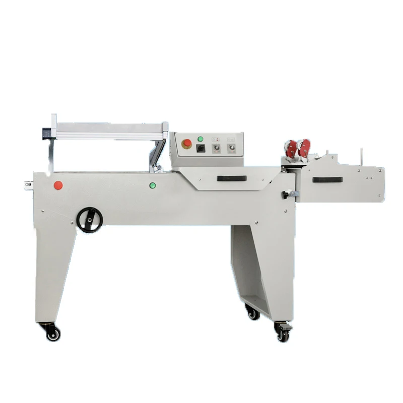 POF полиэтиленовая пленка, ручная полуавтоматическая коробка для картонных коробок, L-образный герметизатор, термоусадочная туннельная упаковочная машина