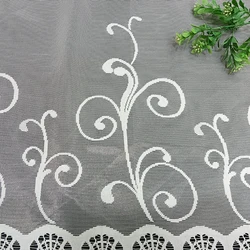 Hot Sale jacquard Window Living Room Curtain lightweight spot cheap sheer fabric