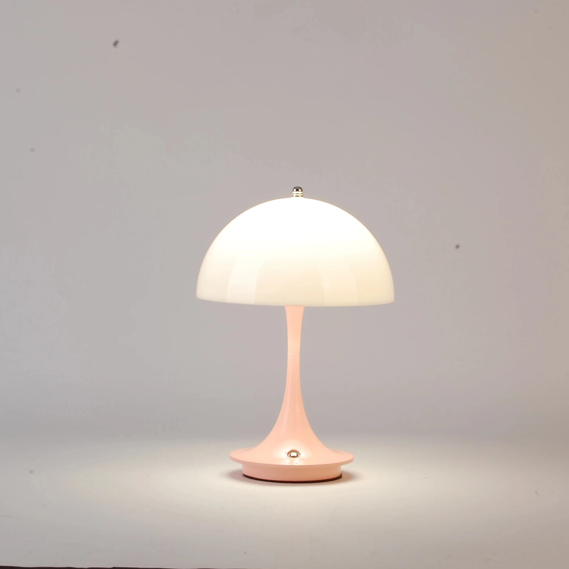 Touch Dimming Light of Loft Lamp and For Room Decor Lights LED 1200mAh Battery Moon Light Pink Finishing