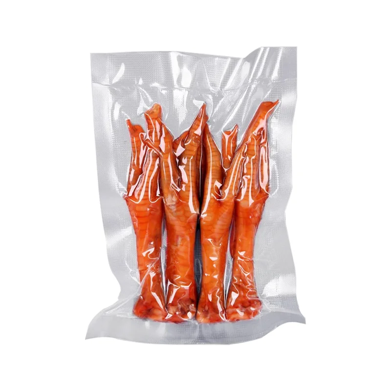Three Side Seal Transparent Bag Plastic Custom  Vacuum Seal Bags Packing For Food Storage Manufacturer
