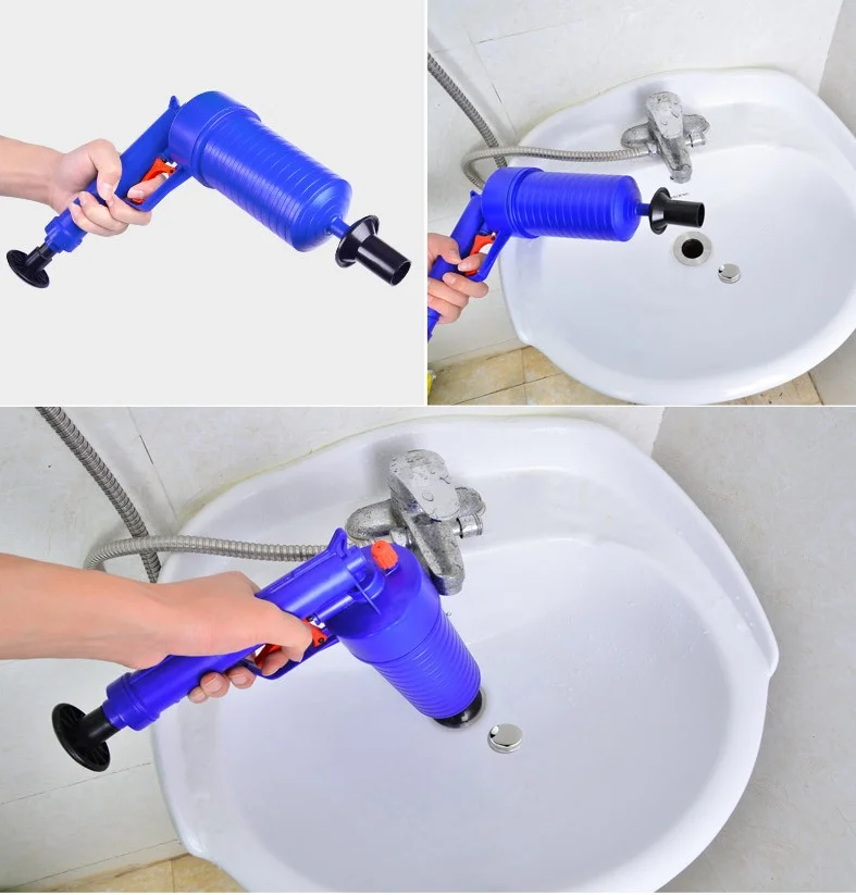 toilet sink plunger with high pressure toilet plunger air drain blaster