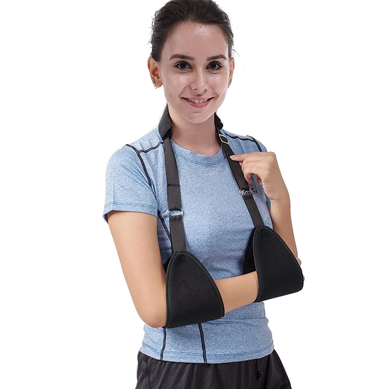 HKJD Low Price OEM Sponge Orthopedic Medical Arm Sling shoulder support arm immobilizer Adjustable Triangle Arm Sling