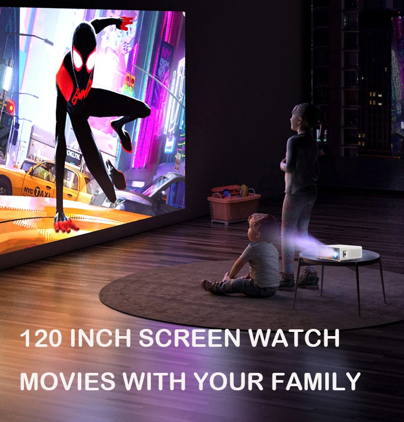 [2022 обновление высокое 11000 люмен 1080P проектор] Фабрика OEM и ODM 1080P Full HD 4K LED LCD Мини Портативный проектор для домашнего кинотеатра