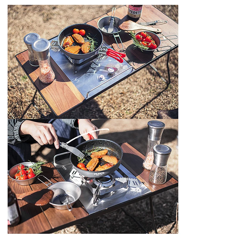 Easy to use Alocs outdoor gas burner user friendly for family