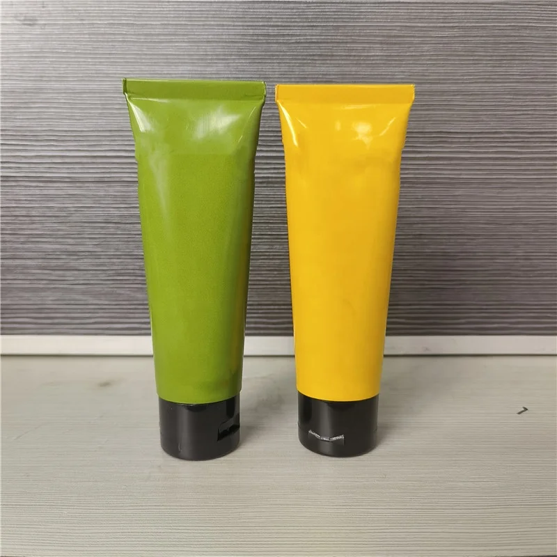 85ml 100ml 120ml Empty Aluminum Tubes Facial Cleanser Flip Top Cap Metal Package Cosmetics Tube Diameter 35mm