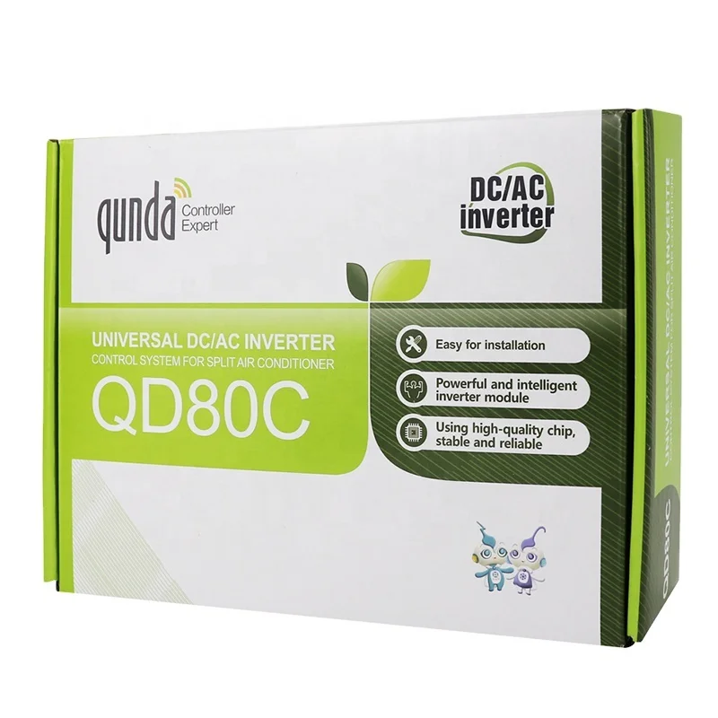 QUNDA QD80C Universal AC/DC Inverter Control Board System for 6000-12000BTU split air conditioner