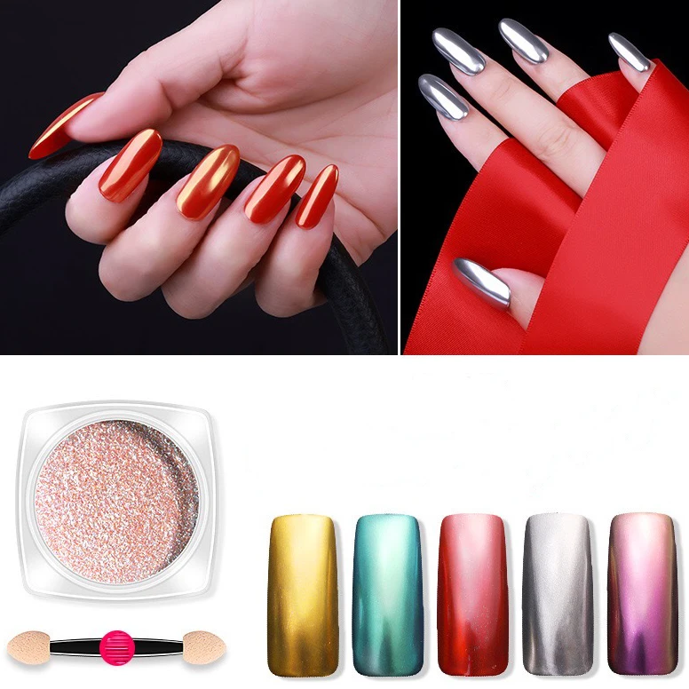 Factory sns nails powder colorful Acrylic nail powder NAIL ART GLITTER powder