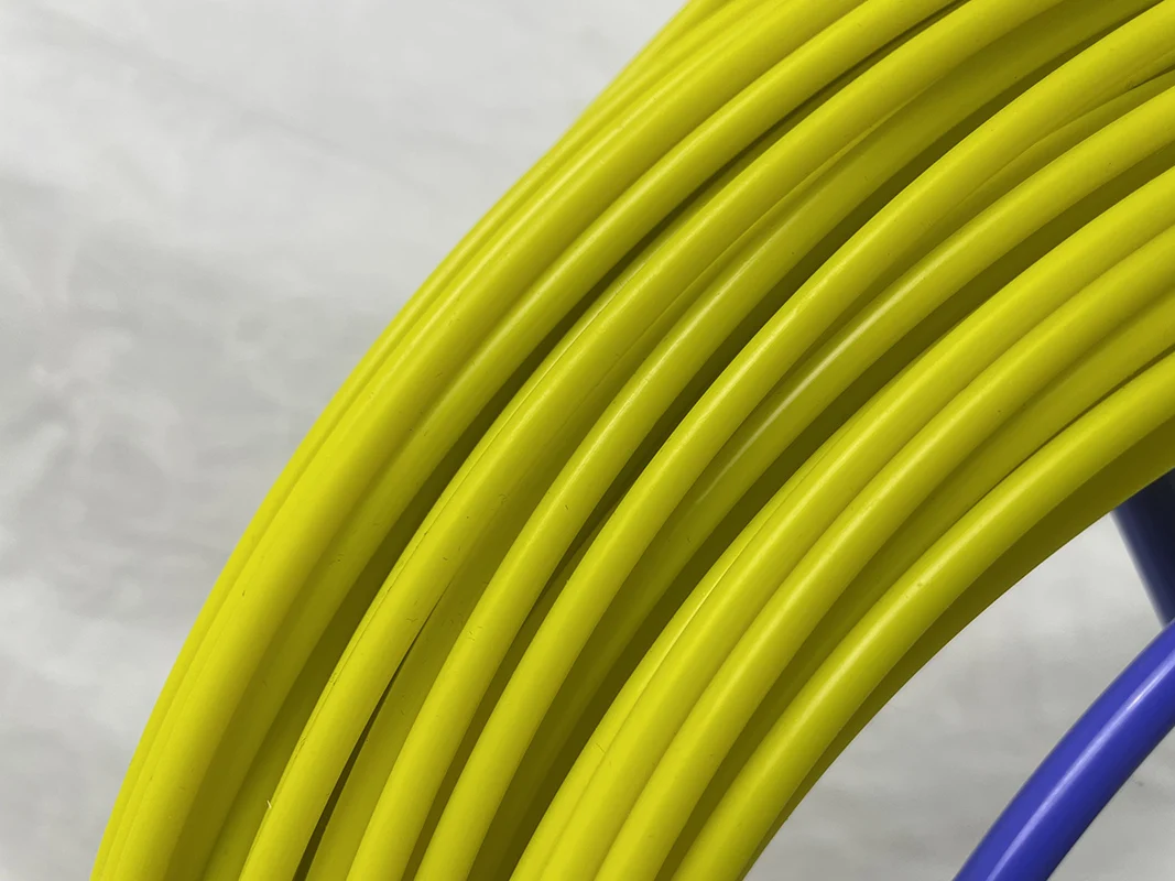 6mm*250m Fiberglass duct rodder 8mm fiber optic equipment 300m frp cable pull push rod