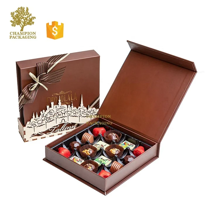 China Producer Luxury Christmas Chocolate Gift packaging boxes for chocolate truffles