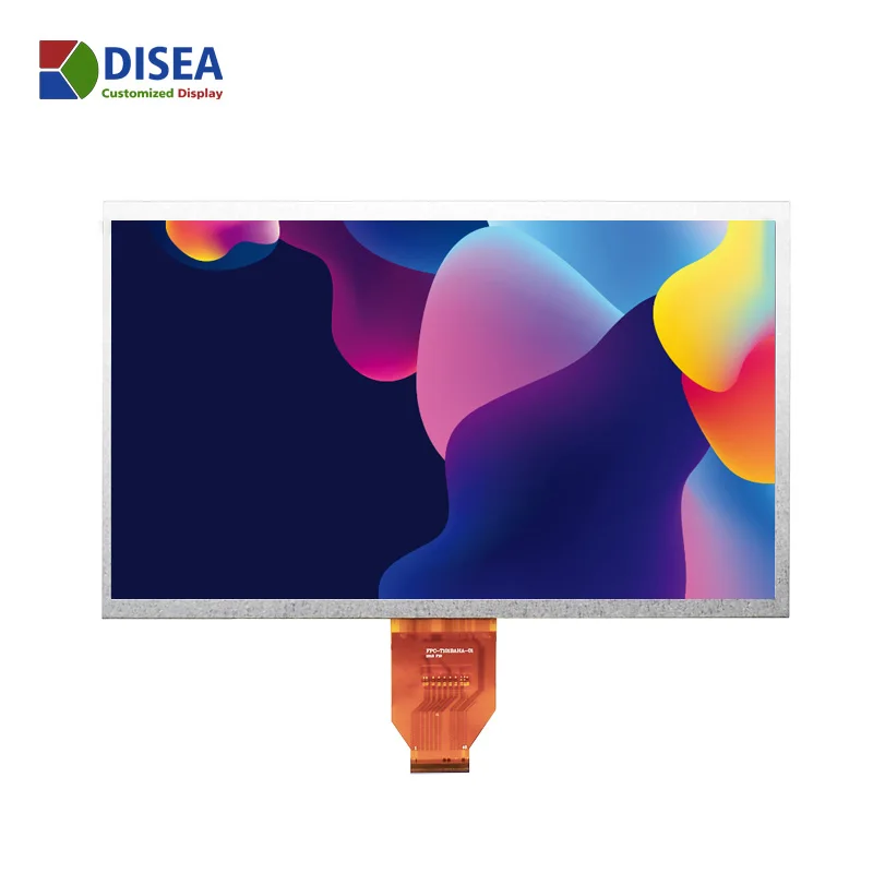 
DISEA customized 1024x600 LVDS/40PIN sun readable 10.1 inch TFT lcd display module with IPS/NB wide viewing 