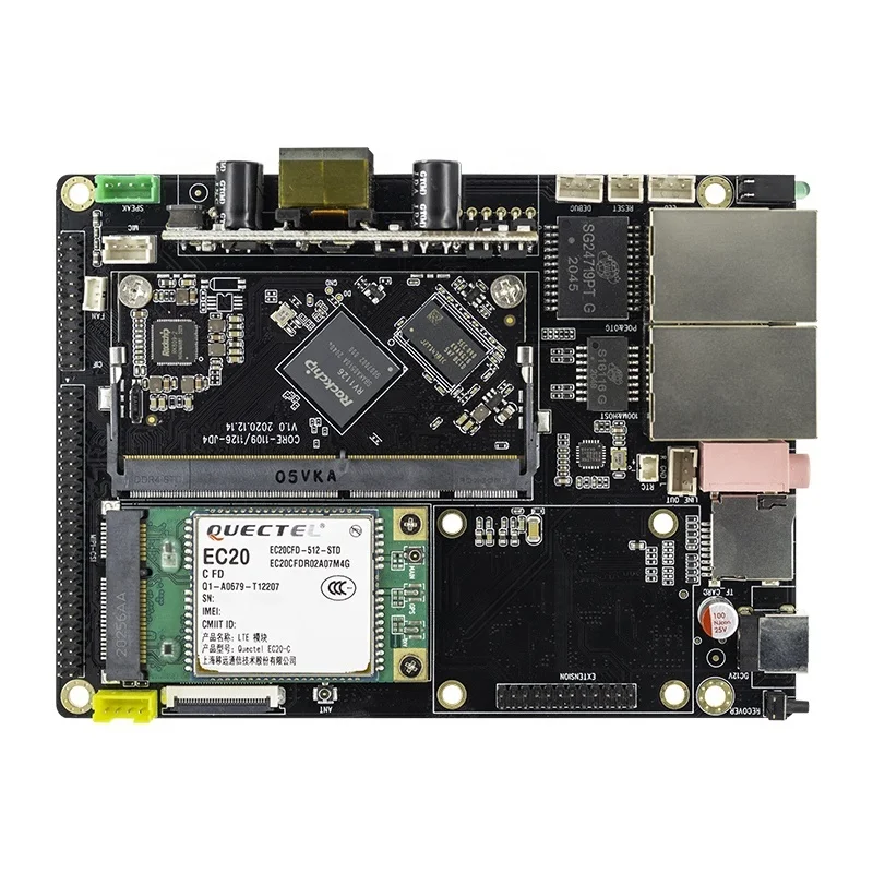 Vision AI accelerated computing power NPU 2.0Tops RV1126 Quad core 32-bit Cortex-A7 arm linux core board ai Develop Board