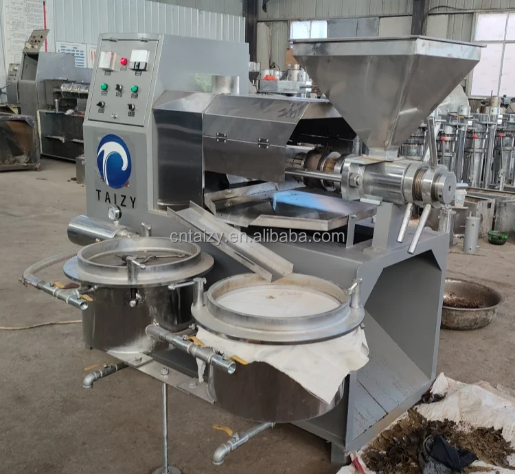 cold press soya bean oil pressing machine almond  peanut oil press machine