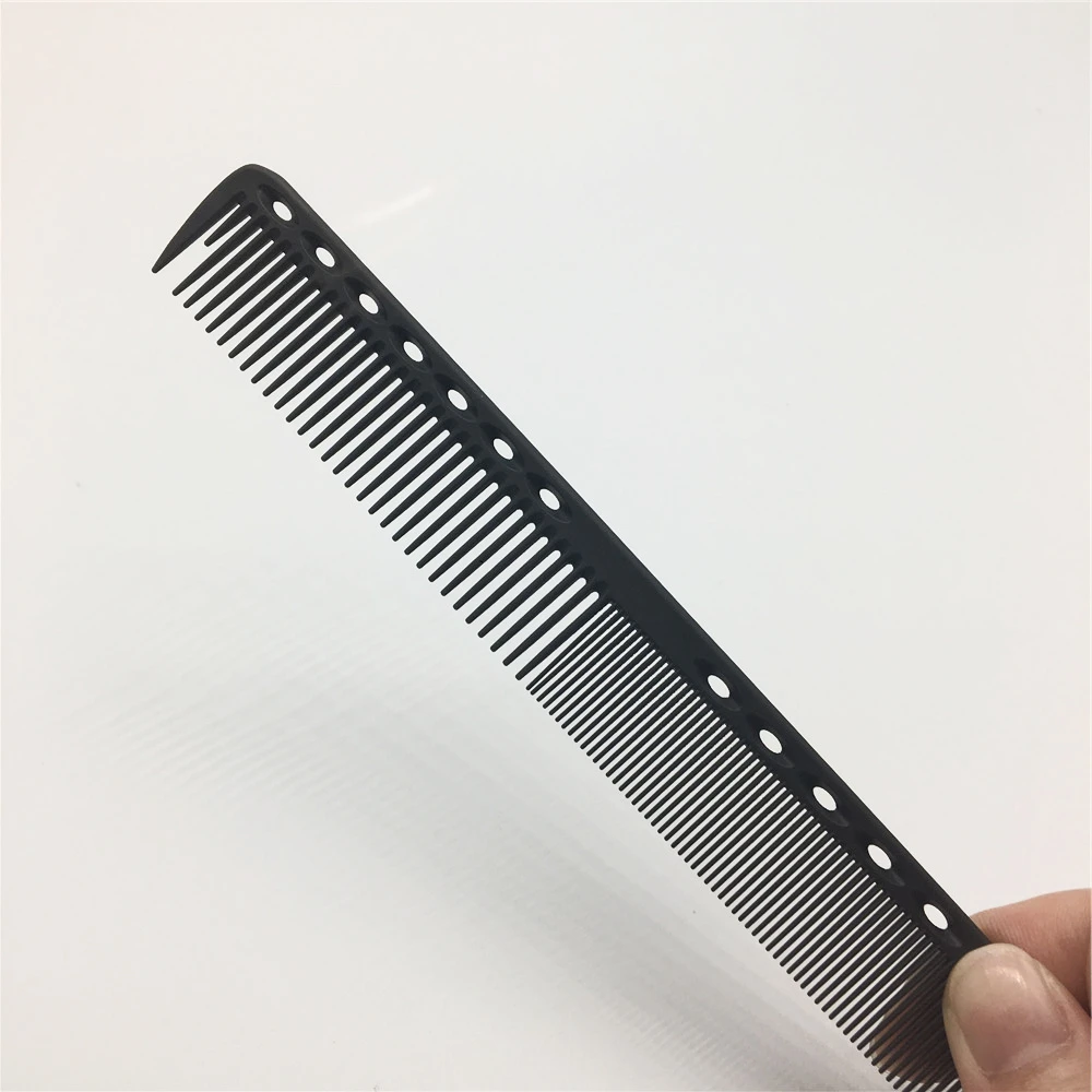 Hot sale cutting hair used in salon professional antistatic plastic hair combs wholesale black and colorful