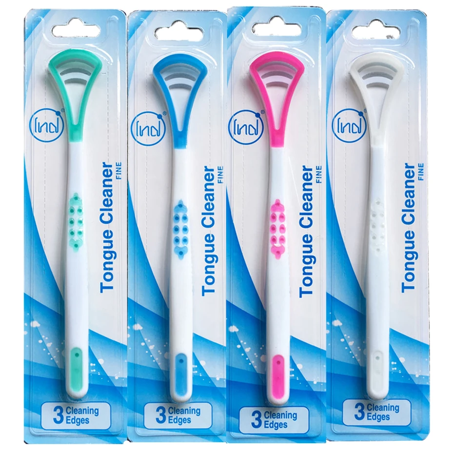 Oral Care Hygiene Freshing Breath Tongue Cleaner Scraper
