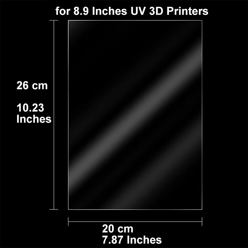 Спусковая пленка для УФ 3D-принтера толщиной 200*260 мм и 0 15 на лист Высококачественная fep печати