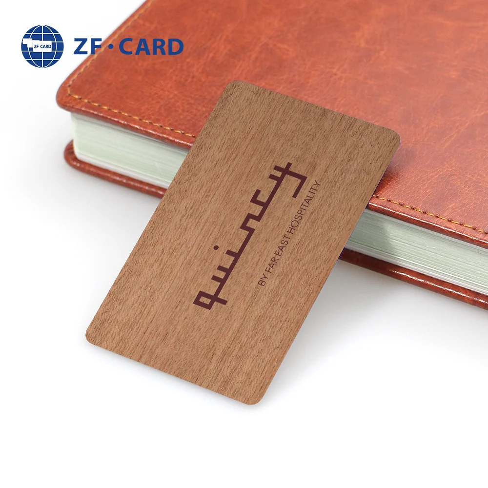 13.56mhz wooden NFC Chip Smart Rewritable Rfid Pvc Id/ic Chip Card PVC Contactless  Factory Custom Parking Design  card