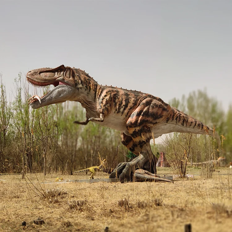 Дино парк реалистичный Парк Юрского периода T Rex динозавр в натуральную величину Роботизированный аниматронный Динозавр для продажи