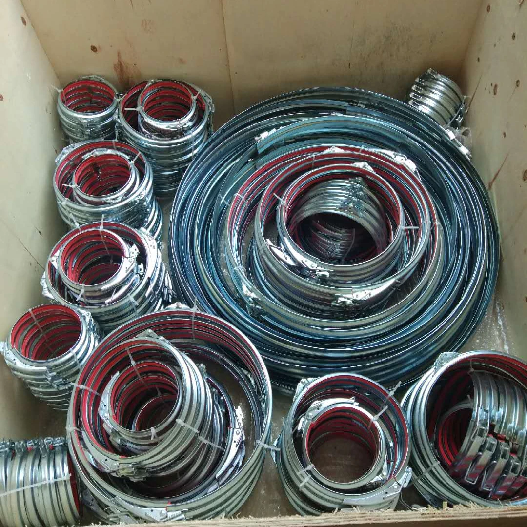 200mm Factory supply pipe clamp quick-fit clamp in stainless steel or carbon steel