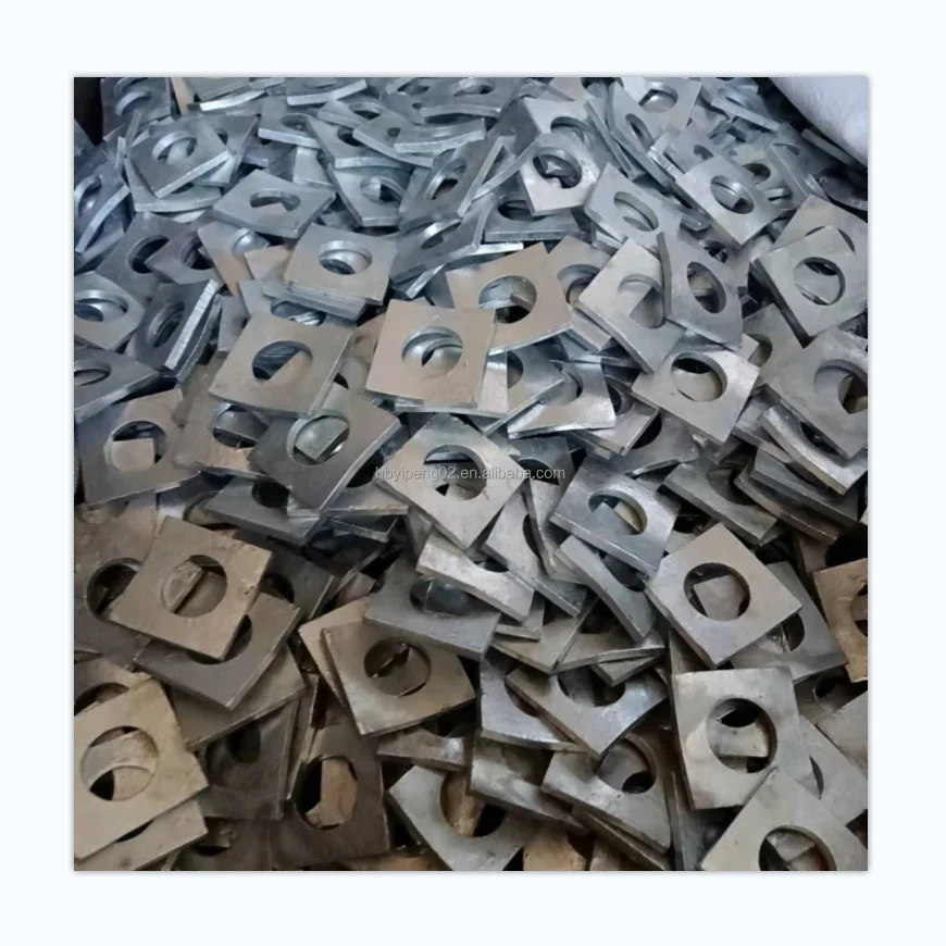 Горячеоцинкованная квадратная изогнутая шайба/квадратная