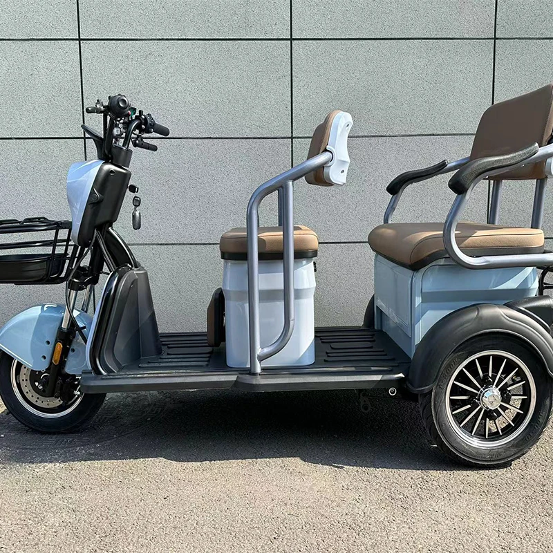 Lvneng New Style Motorcycle C5-2 Fashion Design Electric Three Wheeler Moped High Speed  LED Lights Suspension Tricycle